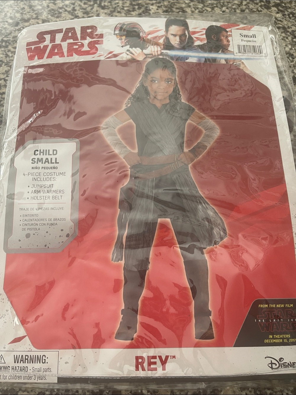 Disney Star Wars Rey Kids Costume - Black